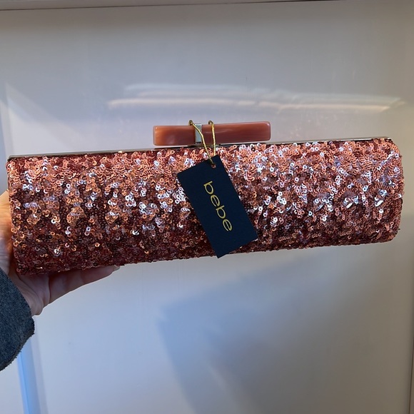 Brand new Bebe sequins clutch - Picture 2 of 5